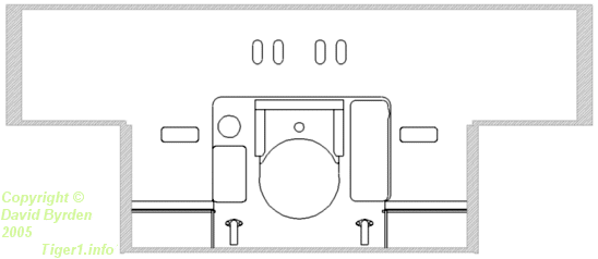 Front of firewall