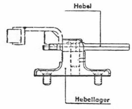 Lever for sealing frame