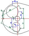 Dimensions du dessus de tourelle