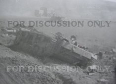 Pz.3 wreckage after Beja battle 