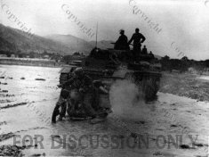 Operation Eilbote : Pz.3 and motorbike in Oued Maarouf  