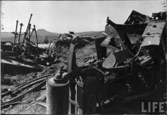 Thumbnail image: Wreckage at Hunt's Gap