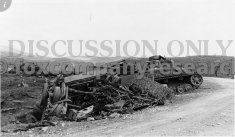Thumbnail image: Wreckage of Tiger 811 at Hunt's Gap