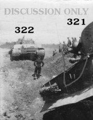 Thumbnail image: Tiger 321 climbs out of a ditch