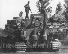 Thumbnail image: Tiger 323 being serviced