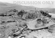 Thumbnail image: Wreckage at Hunt's Gap