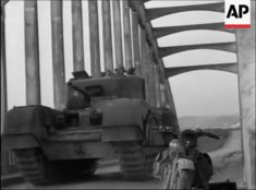 Churchill tank crossing Oued Beja 
