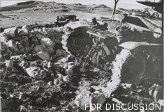 Thumbnail image: Wrecked Semoventes above Sidi N'sir