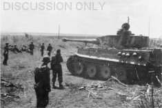 Thumbnail image: Tiger "S34" at Kursk