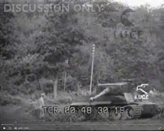 Thumbnail image: Tiger 334 in a newsreel