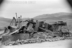 Wreckage of Tiger 843 