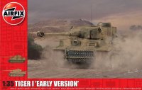 The box-art for the 'Tiger 1 Early Version' from Airfix