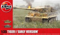 The box-art for the 'Tiger 1 Early Version' from Airfix