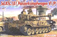 The box-art for the 'Sd.Kfz.181 Panzerkampfwagen VI(P)' from Dragon