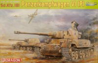 The box-art for the 'Sd.Kfz.181 Panzerkampfwagen VI(P)' from Dragon