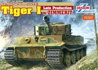 The box-art of the 'Tiger I Late Production w/Zimmerit'