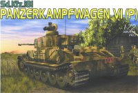 The box-art of the 'Panzerkampfwagen VI (P)'