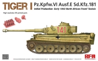 The box-art for the 'Tiger 1 Initial Production' from Rye Field Model