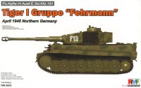 The box-art for the 'Tiger 1 Gruppe "Fehrmann"' from Rye Field Model