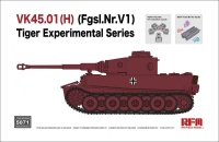 The box-art for the 'VK 4501(H) (Fgsl.Nr.V1) Tiger Experimental Series' from Rye Field Model