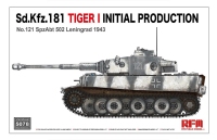 The box-art for the 'Tiger 1 Initial Production No. 121' from Rye Field Model