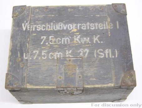 Spares box for Panther gun