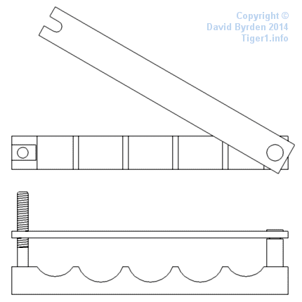 Cleaning rod holder diagram