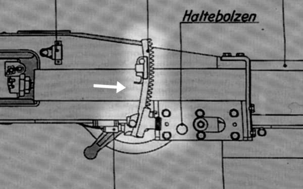 Clinometer on KwK36 diagram