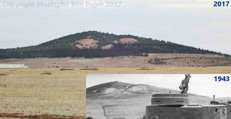 Djebel Bou Mous seen from Red Cap Alley