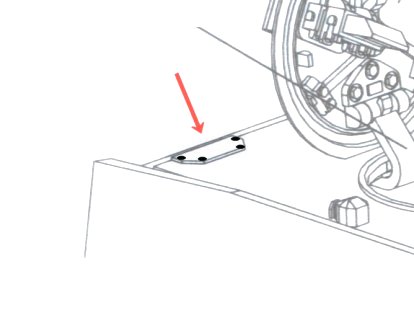 Headlight base plate