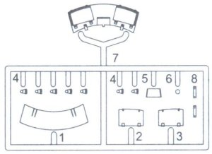 R sprue with track link supports