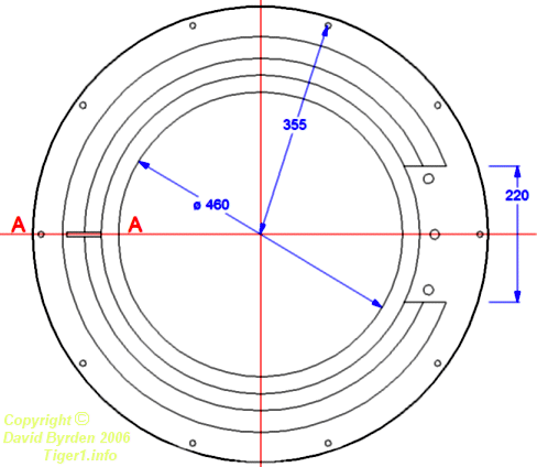 Drum cupola top plate