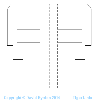 African exhaust shield template