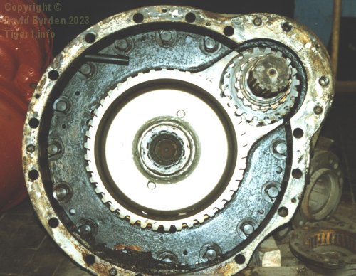 Reduction gearbox contents