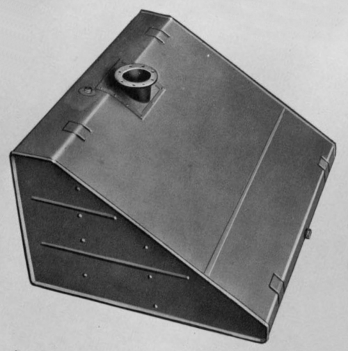 Left-hand upper fuel tank Left-hand upper fuel tank