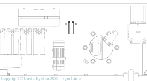 Hatch keys in the second turret layout