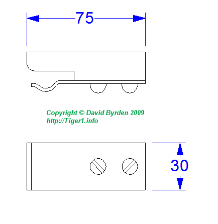Loader's hatch cable clip