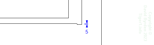 Bottom corner of hull profile