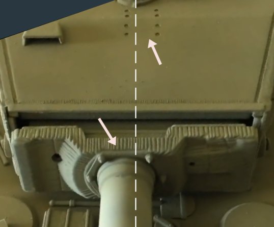 Shape of Italeri turret