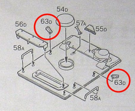 Italeri engine hatch legs