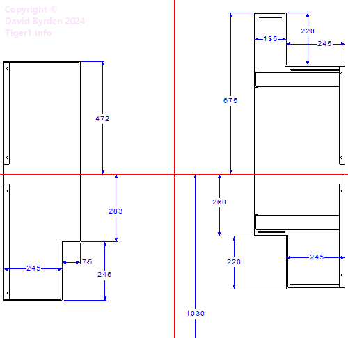 Outline of the large bins