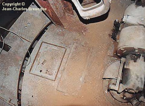 Turret floor in a Late Tiger