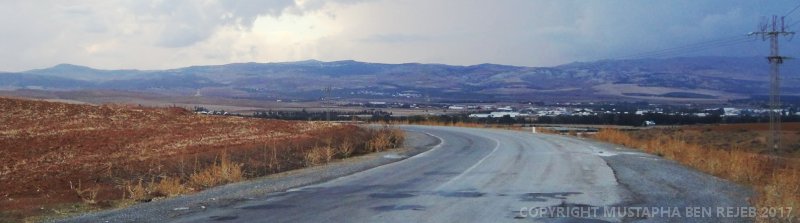 Medjez el Bab seen from Red Cap Alley