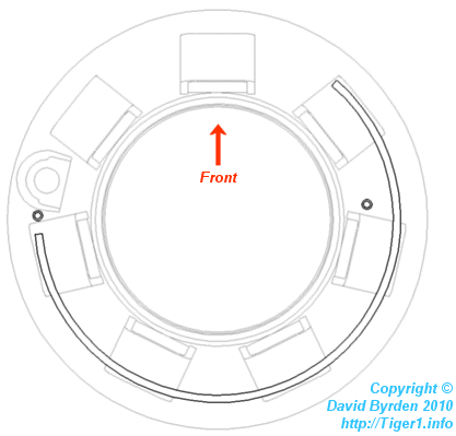 Later cupola as originally designed