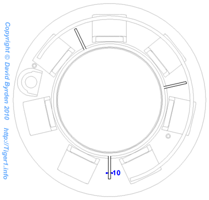 Final drainage channels in later cupola