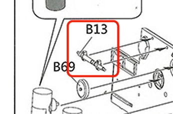 Incorrect handle on Rye Field Model Tiger kit