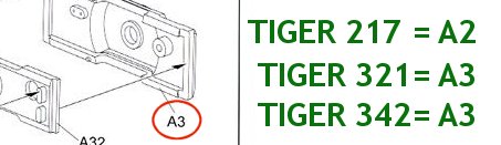 Mantlet in Rye Field Tiger instructions