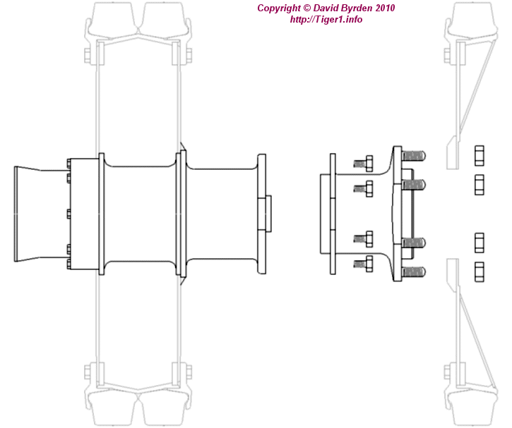 Odd-numbered hub assembly