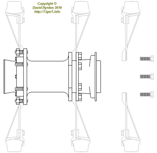 Even-numbered hub assembly