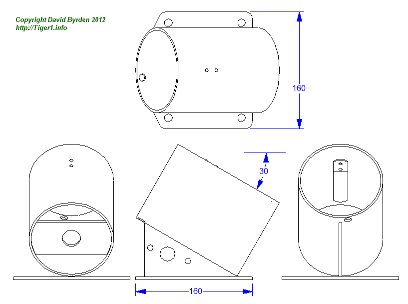 S-mine launcher mount